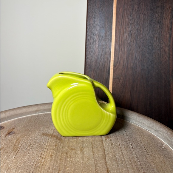 Fiestaware Other - Fiestaware Chartreuse Mini Disc Pitcher, 5oz